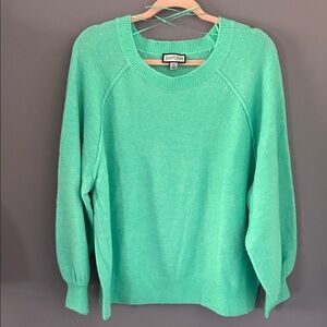 Sam & Jess Bubble Sleeve Crew Neck Sweater